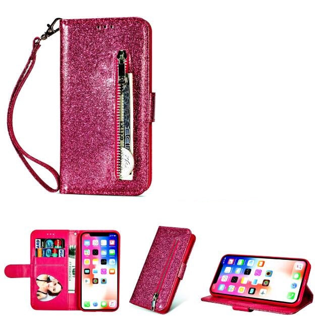 Oppo A54 Case 5G Wallet Cover Hot Pink