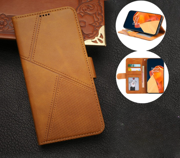 Huawei P20 Case Wallet Cover Orange Yellow