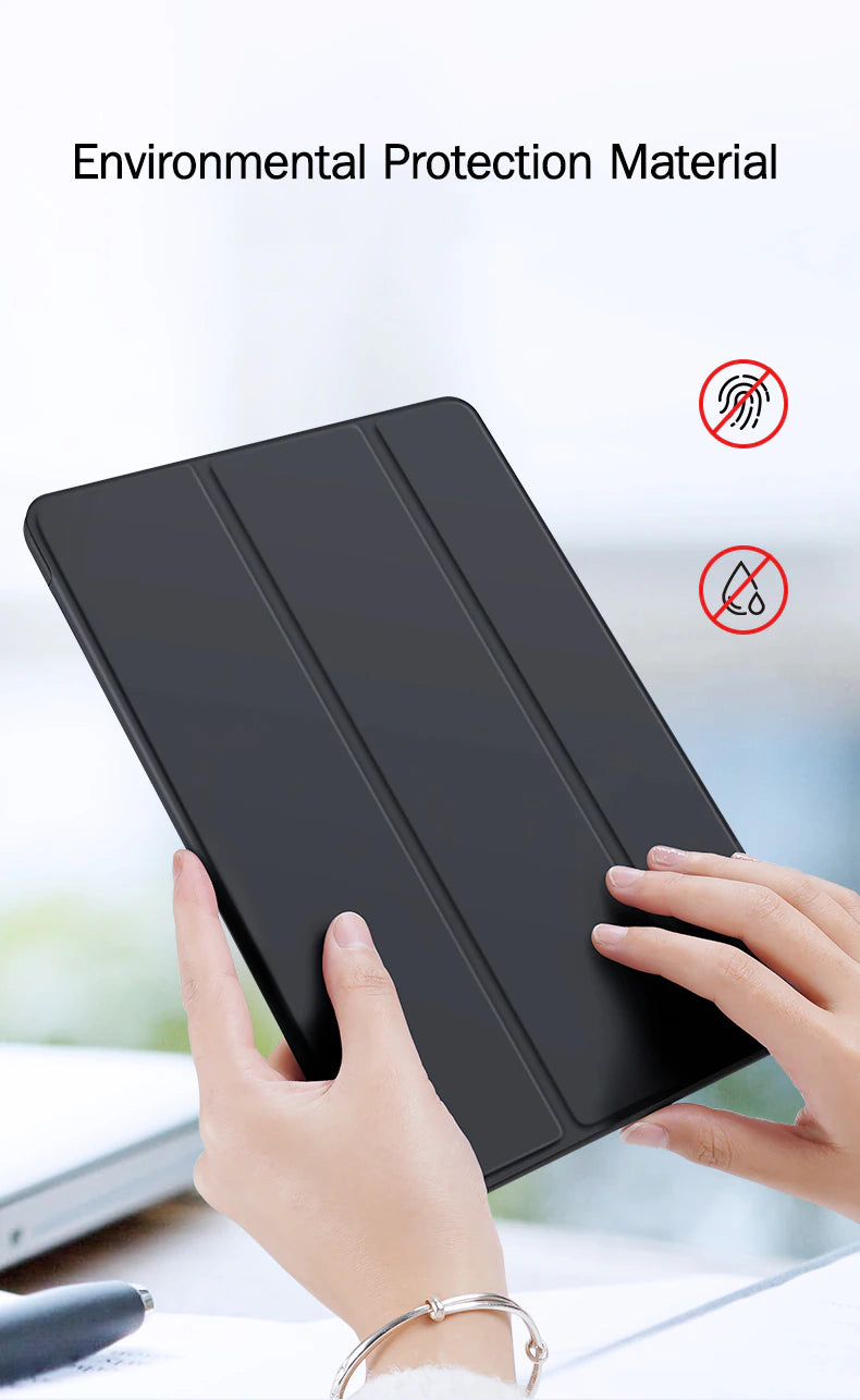 For Apple iPad 10th Gen Case, 10th Generation 10.9 inch 2022 Folio Leather Case Cover Black
