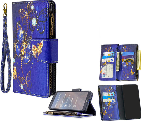 Samsung Galaxy S24 Case Wallet Cover Blue