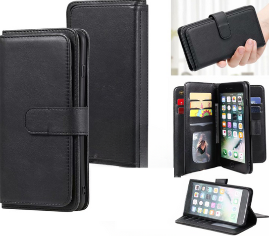 Samsung Galaxy S24 Plus Case Wallet Cover Black