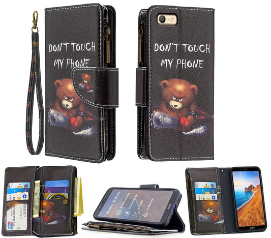 Oppo A57 Case Wallet Cover Black