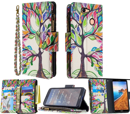 Oppo A73 Case Wallet Cover Green