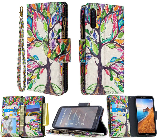 Oppo A91 Case Wallet Cover Green