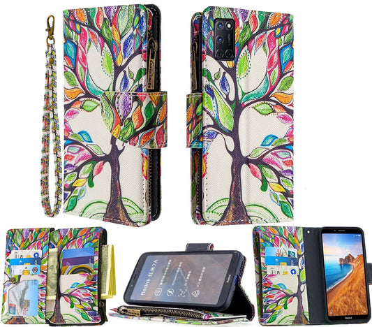 Oppo A72 Case Wallet Cover Green