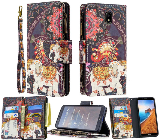 Samsung Galaxy J5 Pro Case Wallet Cover Elephant
