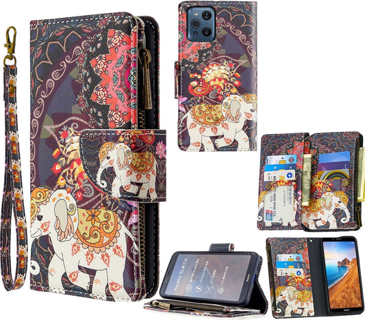 Oppo Find X3 Pro Case Wallet Cover Elephant