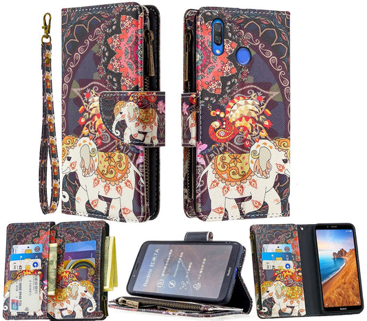 Huawei Y9 Prime Case Wallet Cover Elephant