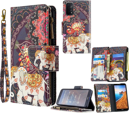 Oppo A54 Case 5G Wallet Cover Elephant