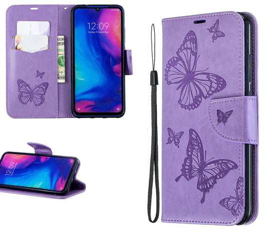 Huawei P30 Pro Case Wallet Cover Purple