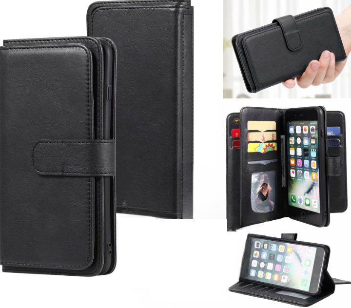 Huawei P30 Pro Case Wallet Cover Black