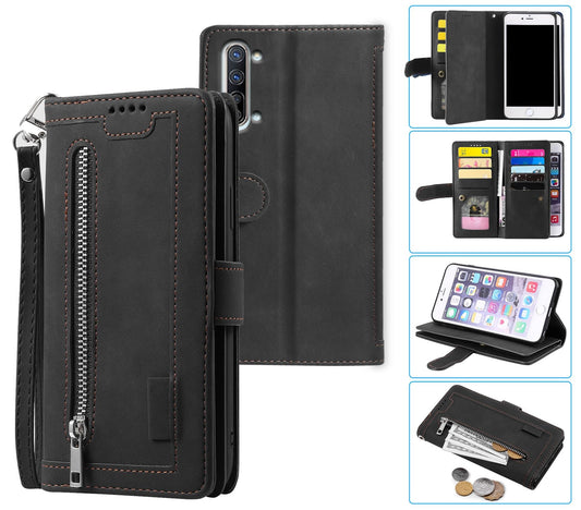 Oppo Find X2 Lite Case Wallet Cover Black