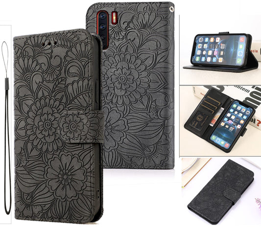 Oppo A91 Case Wallet Cover Gray