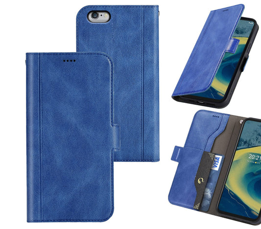 iPhone 7 Case Wallet Cover Blue