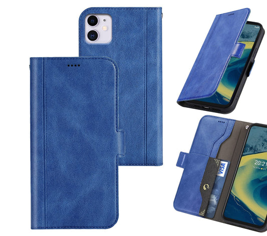 iPhone 12 Pro Case Wallet Cover Blue
