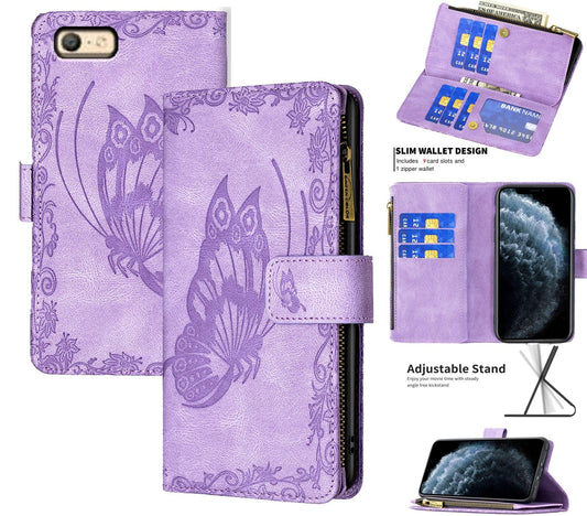Oppo A57 Case Wallet Cover Purple