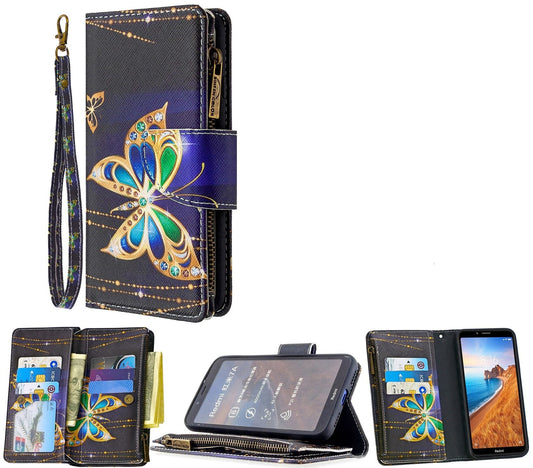 Huawei P20 Case Wallet Cover Black