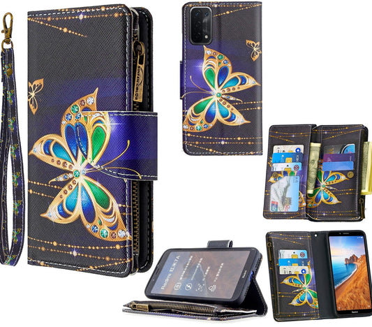 Oppo A54 Case 5G Wallet Cover Black